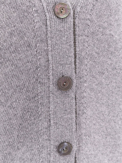 Gucci Wool And Cashmere Cardigan With Web Detail