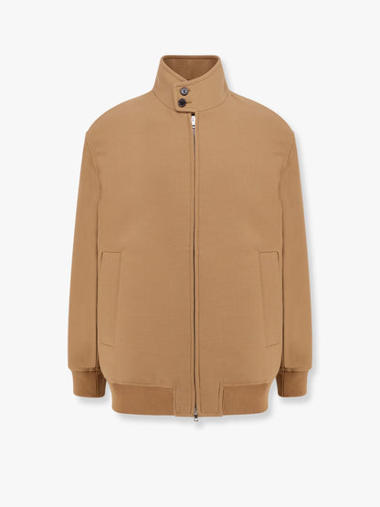 Gucci Wool Jacket With Gg Lining