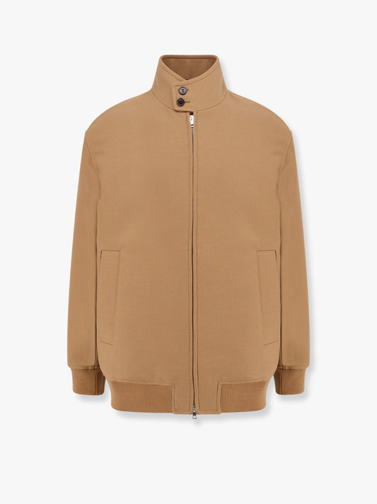 Gucci Wool Jacket With Gg Lining