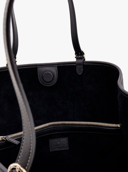 Gucci Gg Emblem Leather Shoulder Bag