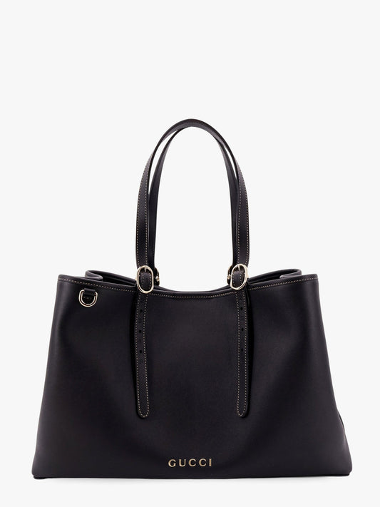 Gucci Gg Emblem Leather Shoulder Bag
