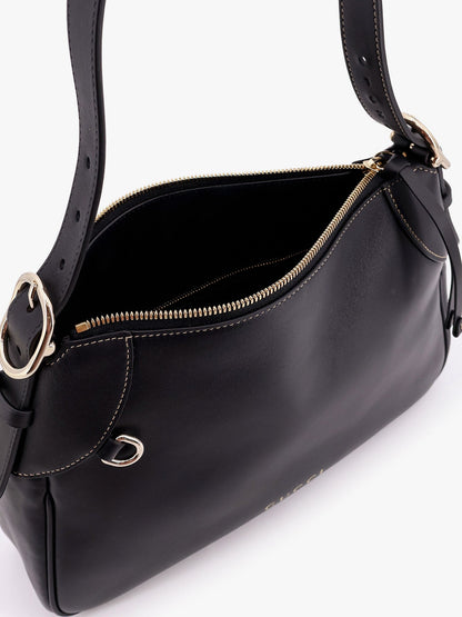 Gucci Gg Emblem Leather Shoulder Bag