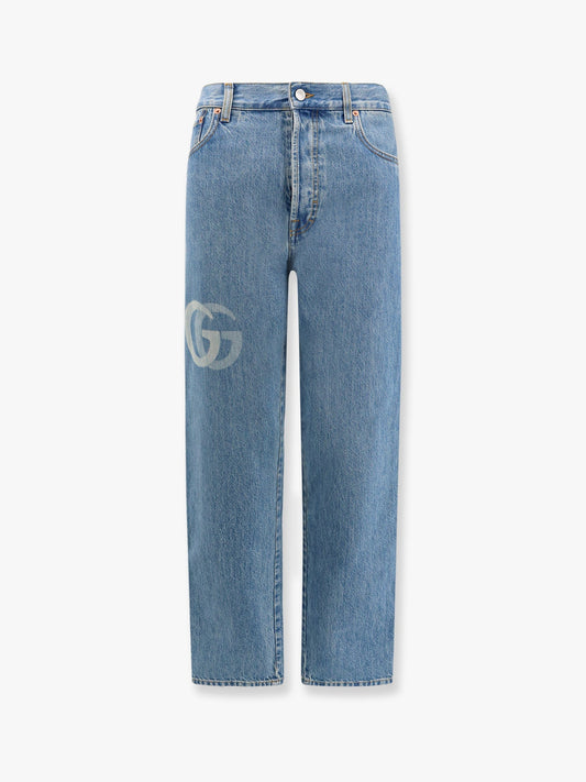 Gucci Jeans With Lasered Double G