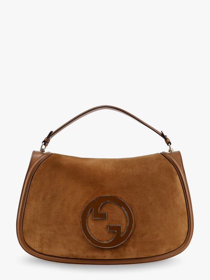Gucci Blondie Leather Handbag With Maxi Logo