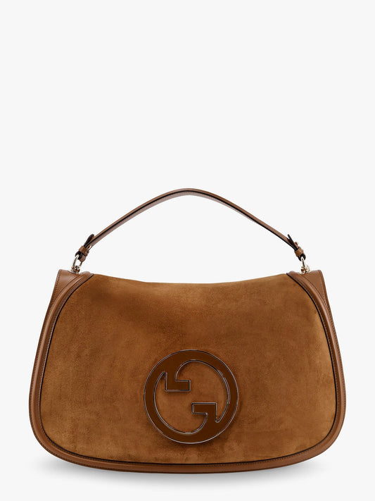 Gucci Blondie Leather Handbag With Maxi Logo