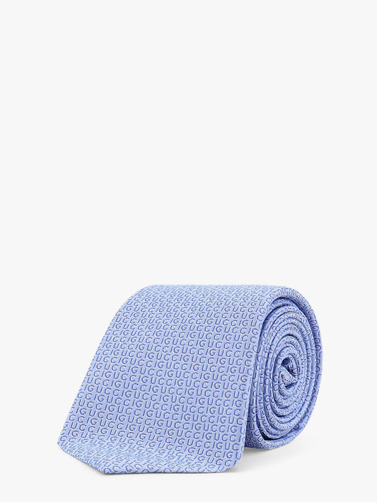 Gucci Silk Tie With Writing Motif