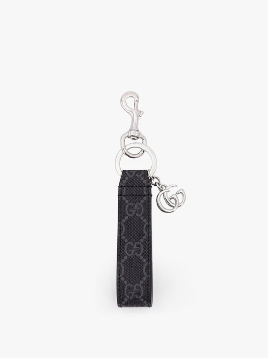 Gucci Gg Supreme Fabric Keyring