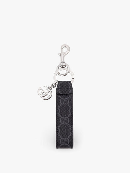Gucci Gg Supreme Fabric Keyring