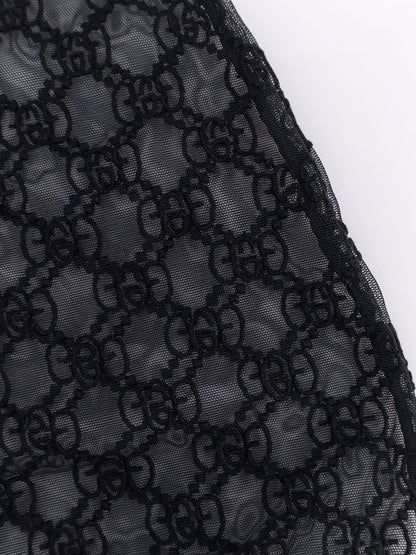 Gucci Lace Culottes With All Over Gg Motif
