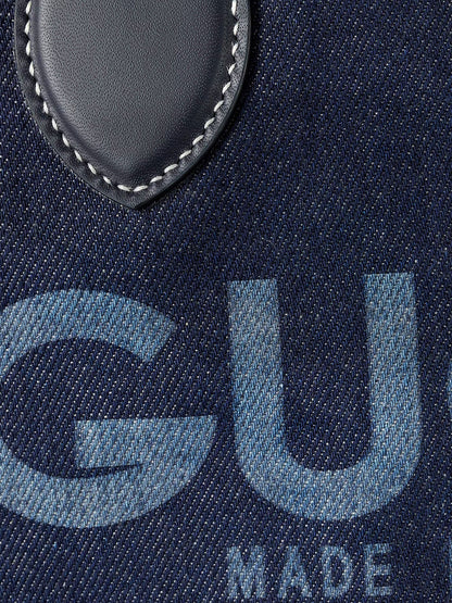 Gucci Totissima Denim Reversible Shopping Bag