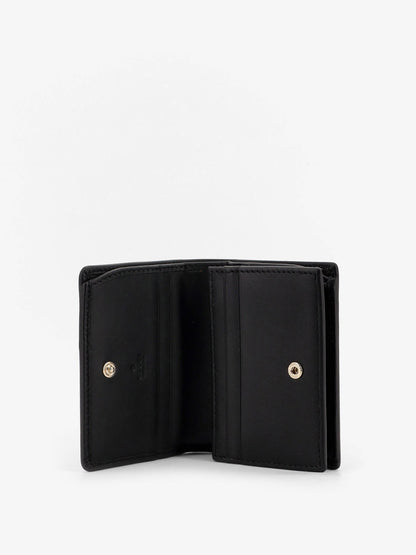 Gucci Gg Supreme Fabric And Leather Wallet