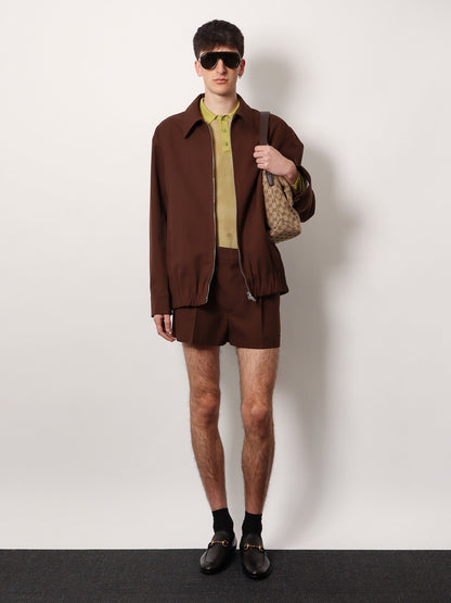 Gucci Wool Jacket With Pointed Collar