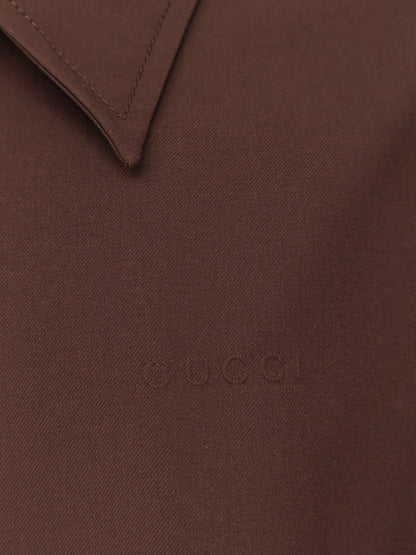 Gucci Wool Jacket With Pointed Collar