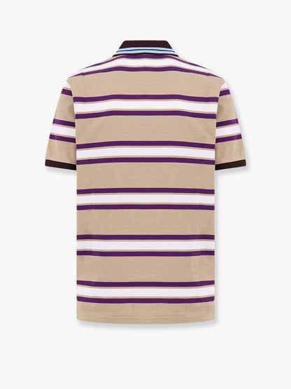 Gucci Striped Cotton Polo Shirt