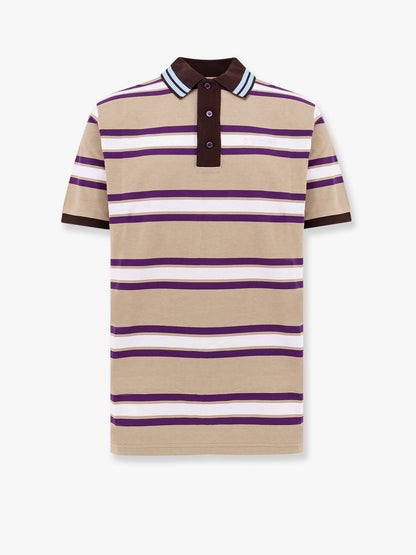 Gucci Striped Cotton Polo Shirt