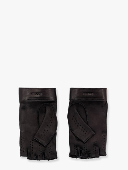 Gucci Fingerless Leather Gloves