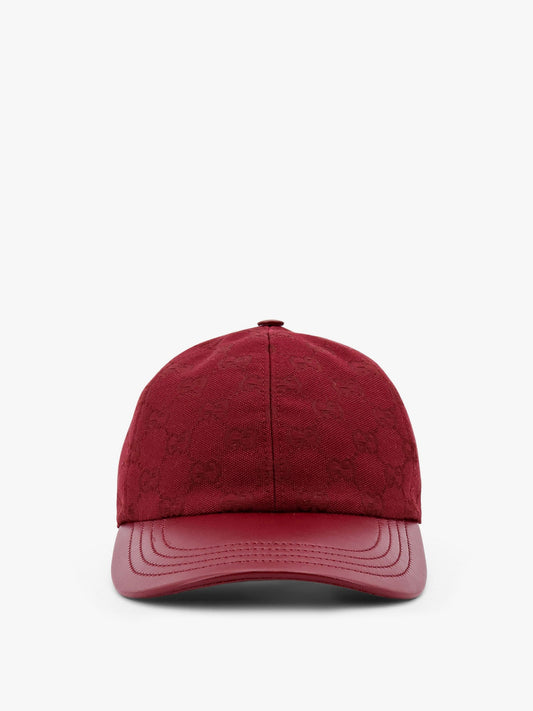 Gucci Baseball Cotton Blend Hat With Gg Motif