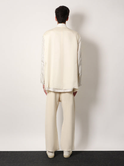 Maison Margiela Anonymity Of The Lining Reversible Wool Blend Blazer