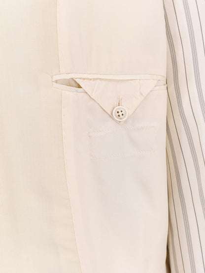 Maison Margiela Anonymity Of The Lining Reversible Wool Blend Blazer