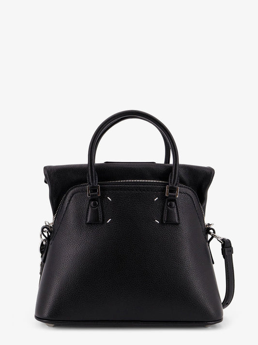 Maison Margiela 5 Ac East West Leather Bag With Shoulder Strap
