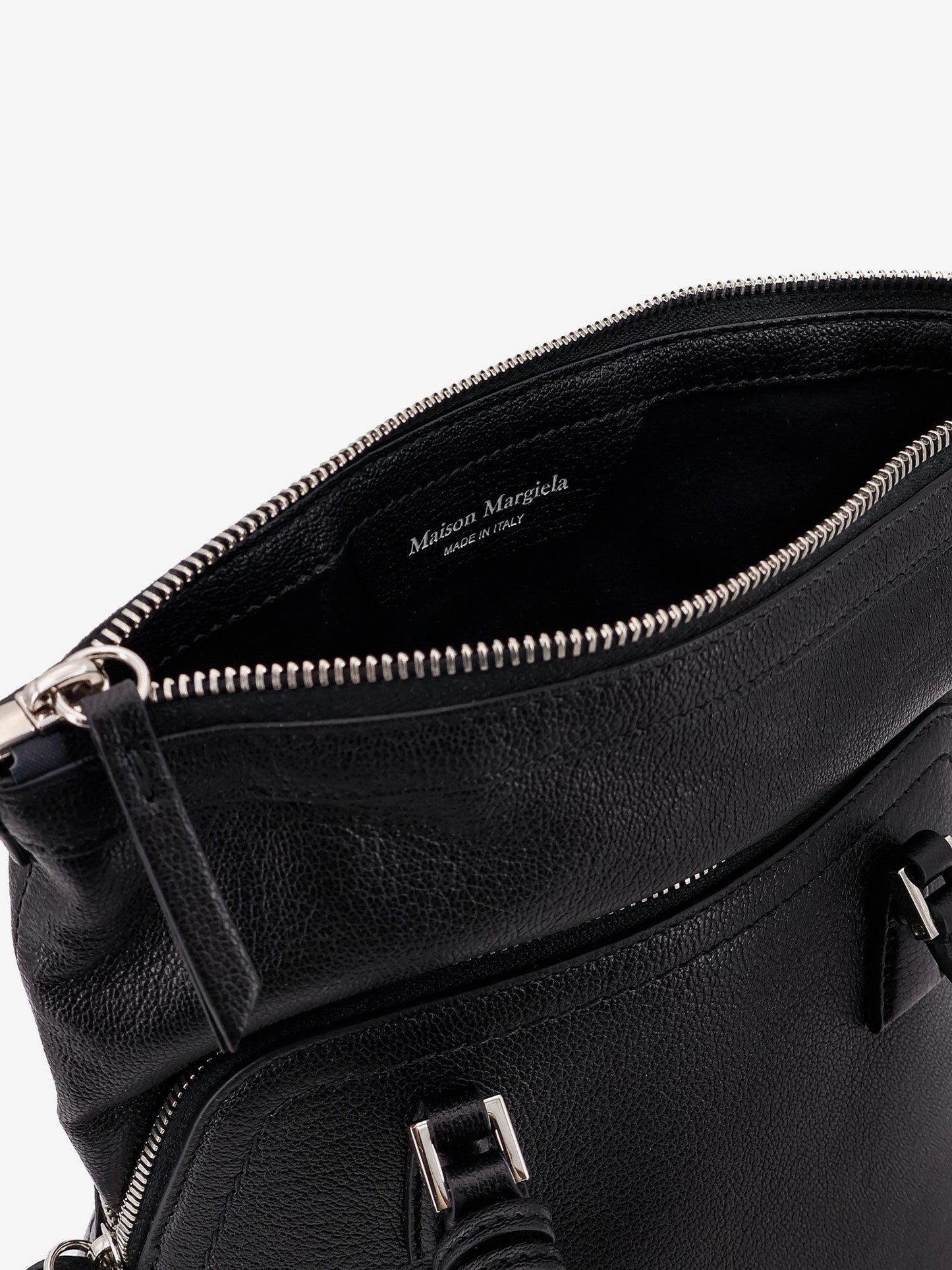Maison Margiela 5 Ac East West Leather Bag With Shoulder Strap