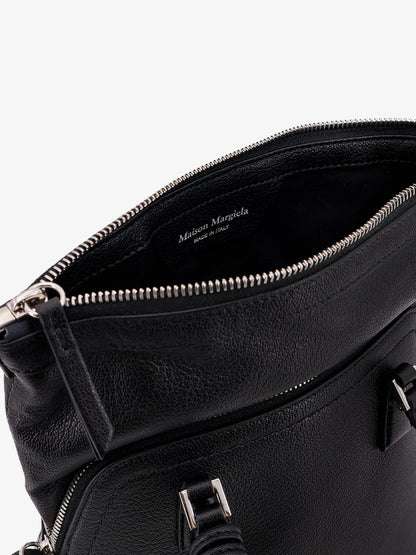 Maison Margiela 5 Ac East West Leather Bag With Shoulder Strap