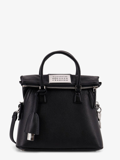 Maison Margiela 5 Ac East West Leather Bag With Shoulder Strap