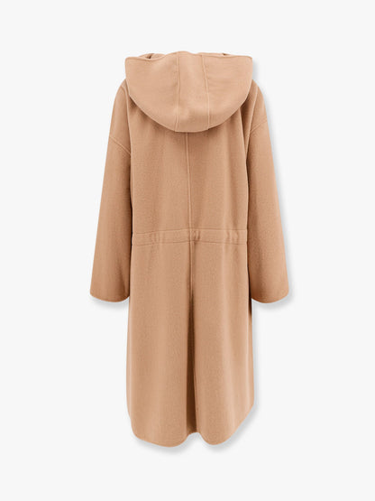 Max Mara Miele Hand Made Virgin Wool And Cashmere Coat