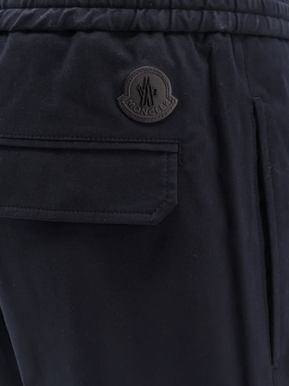 Moncler Cotton Trouser With Adjustable Trouser