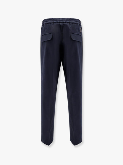 Moncler Cotton Trouser With Adjustable Trouser