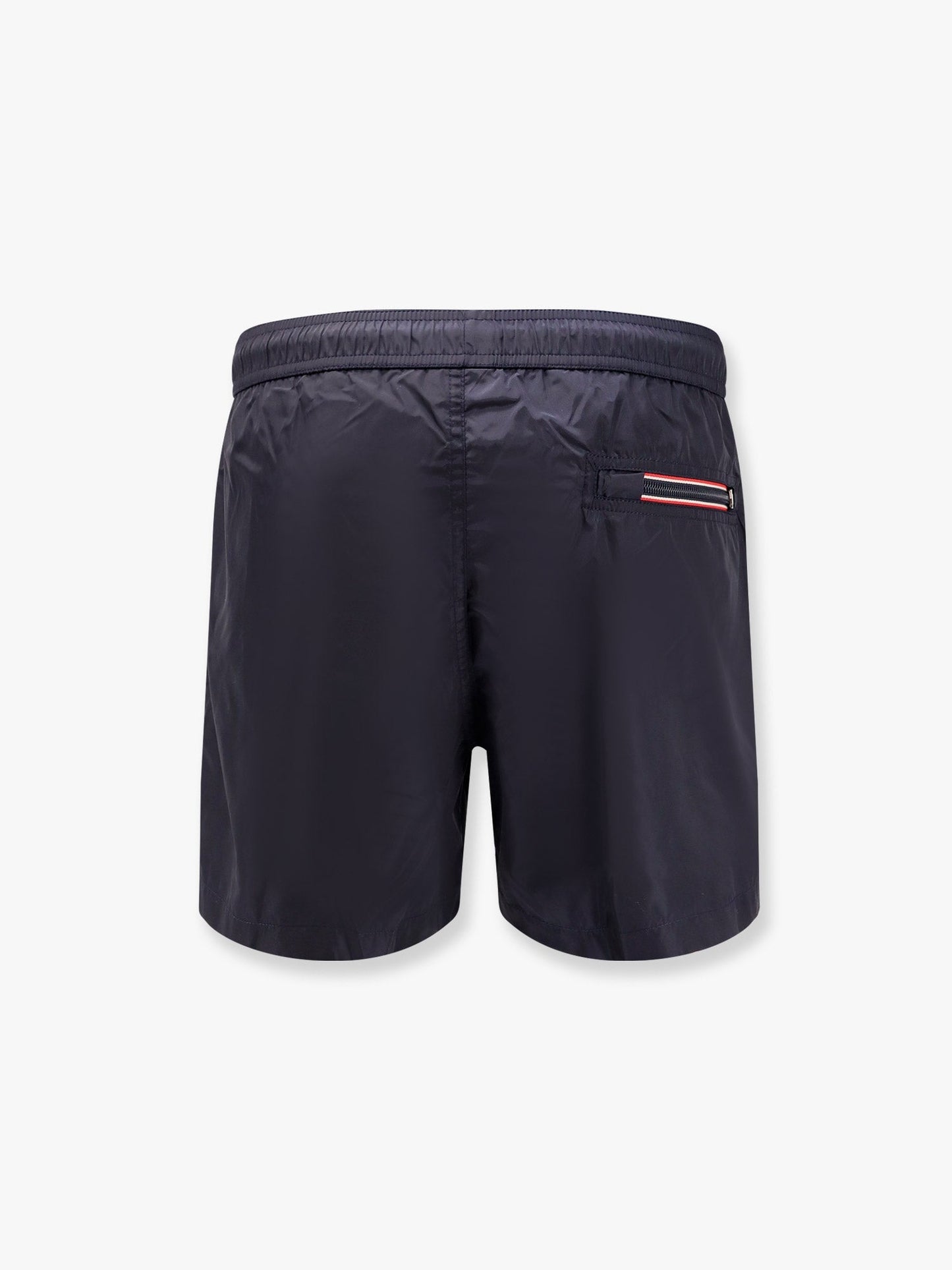 Moncler Nylon Swim Trunk With Frontal Logo Patch