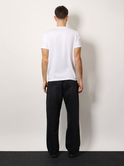 Moncler Cotton T Shirt With Frontal Logo