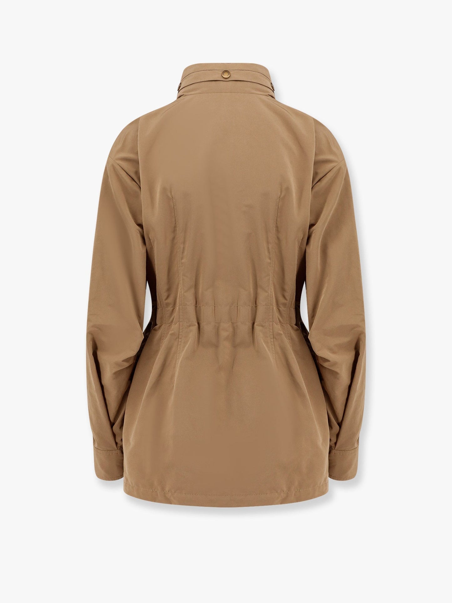 Moncler Nades Water Repellent Fabric Parka With Iconic Lateral Logo Patch