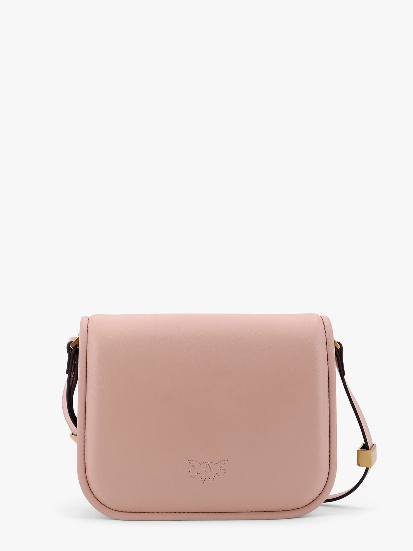 Pinko Love Box Leather Crossbody Bag