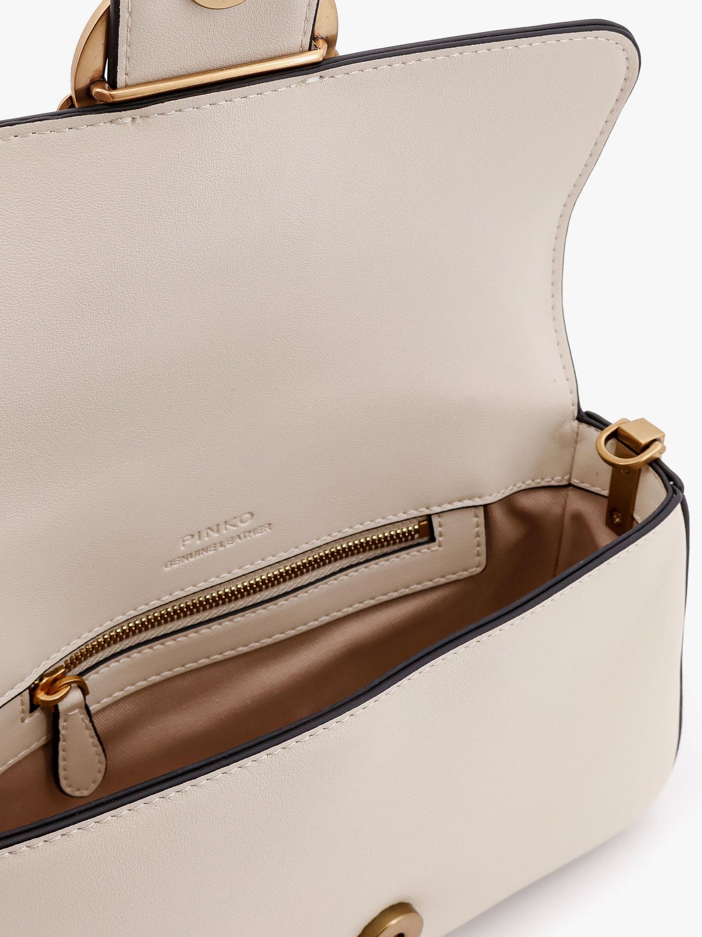 Pinko Love One Mini Leather Shoulder Bag