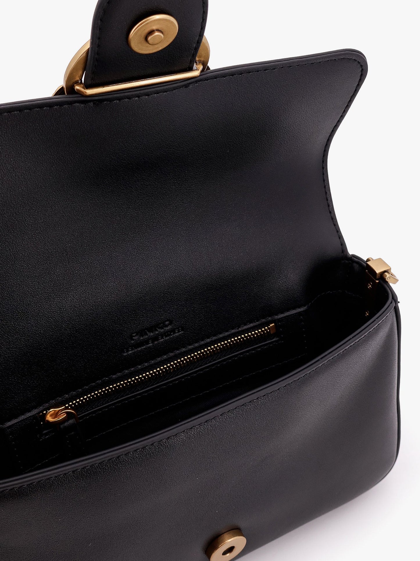 Pinko Love One Mini Leather Shoulder Bag