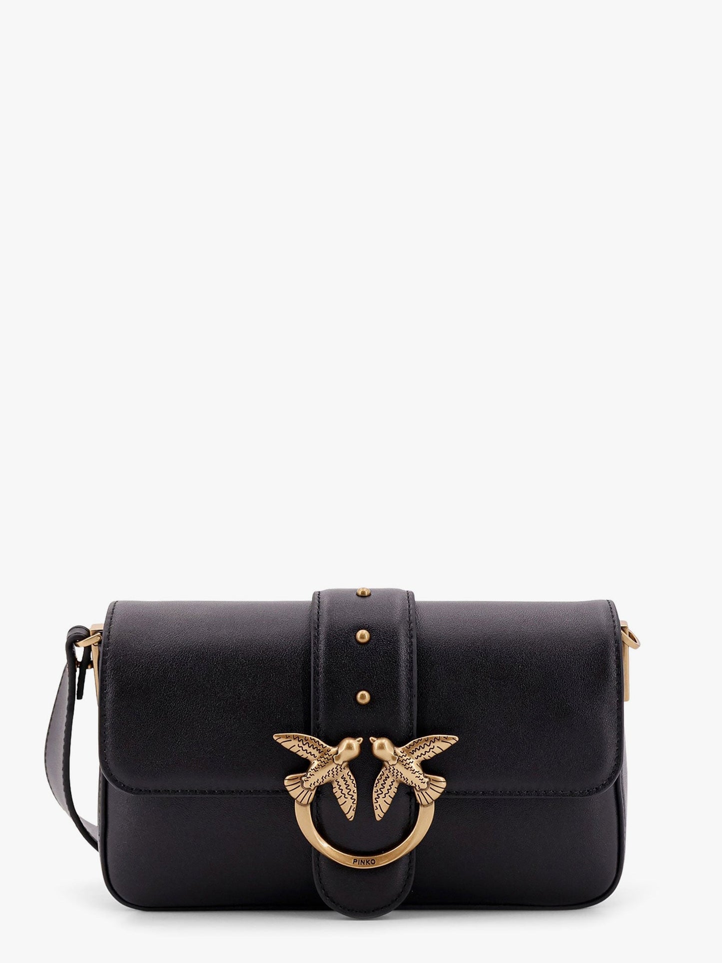 Pinko Love One Mini Leather Shoulder Bag