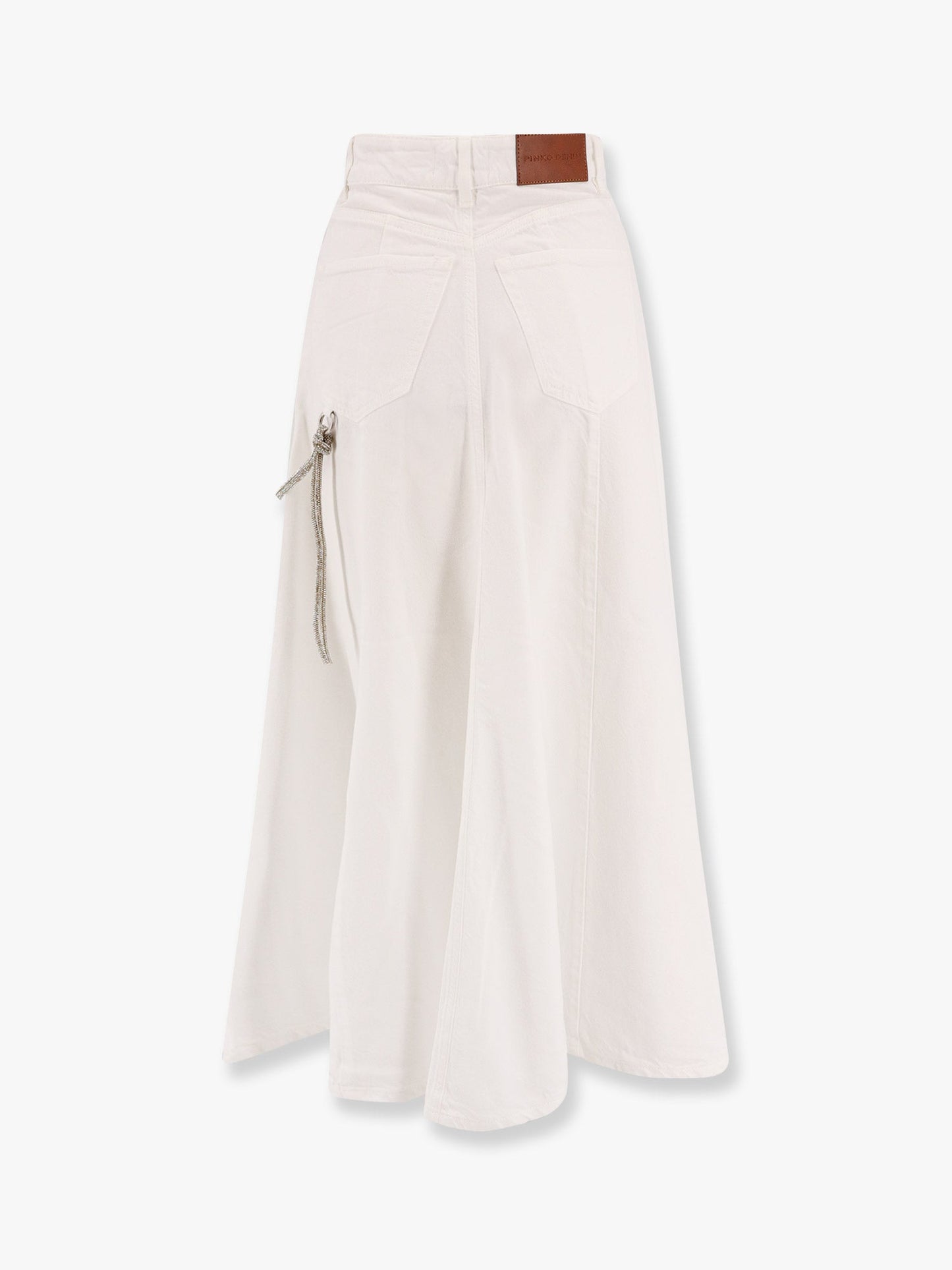 Pinko Hurghada Long Skirt With Jewel Chain