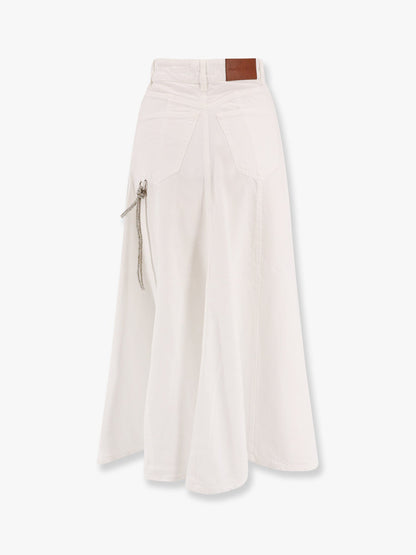 Pinko Hurghada Long Skirt With Jewel Chain