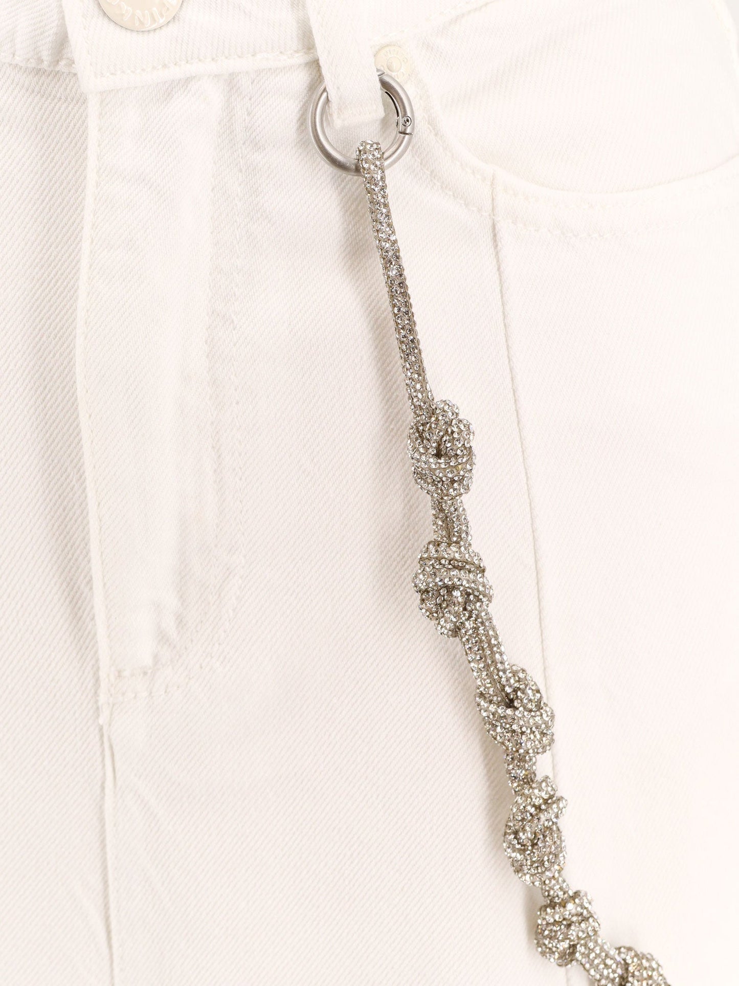 Pinko Hurghada Long Skirt With Jewel Chain