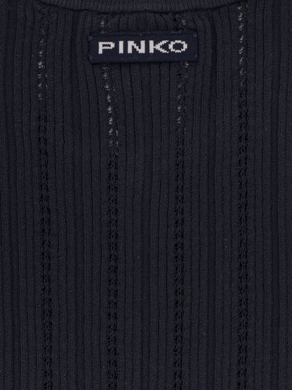 Pinko Tofane Ribbed Viscose Blend Sweater