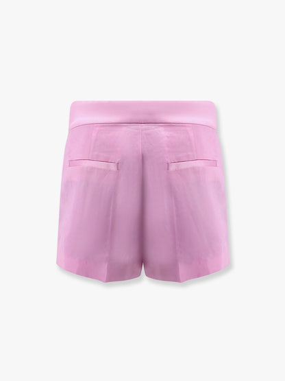 Pinko Scintille Delav�� Satin Shorts