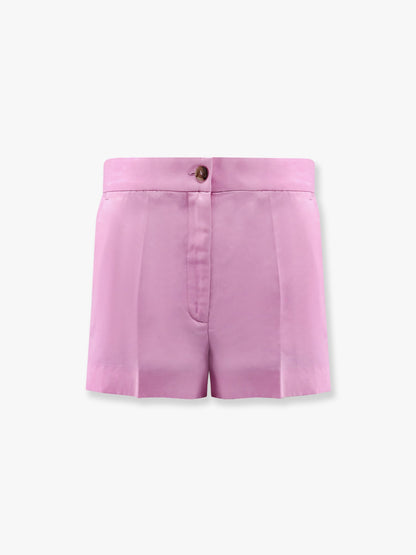 Pinko Scintille Delav�� Satin Shorts