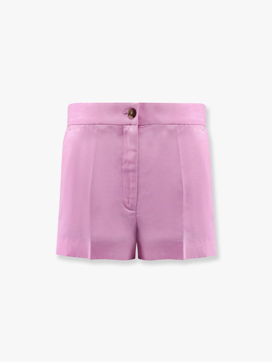 Pinko Scintille Delav�� Satin Shorts