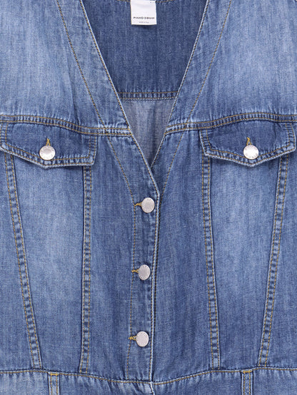 Pinko Tanzania Light Denim Jumpsuit