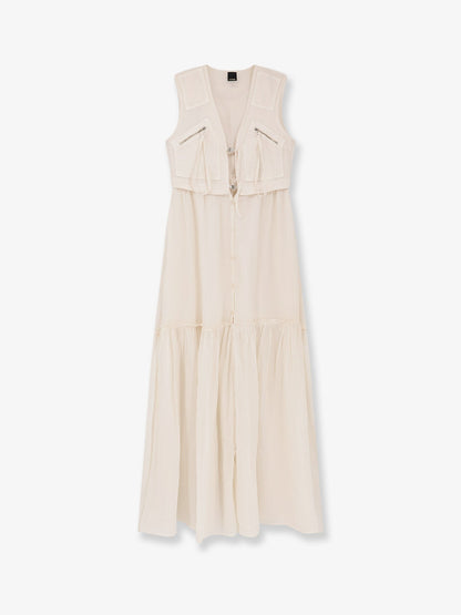 Pinko Andres Cotton Long Dress