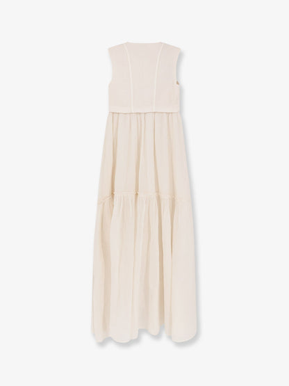 Pinko Andres Cotton Long Dress