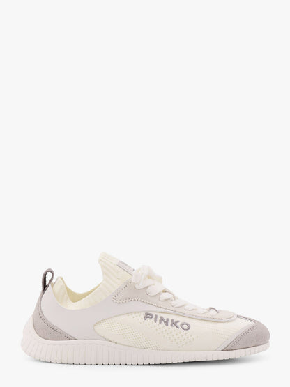 Pinko Reby 03 Knit And Leather Sneakers