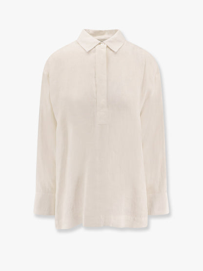 'S Max Mara Linen Canvas Shirt