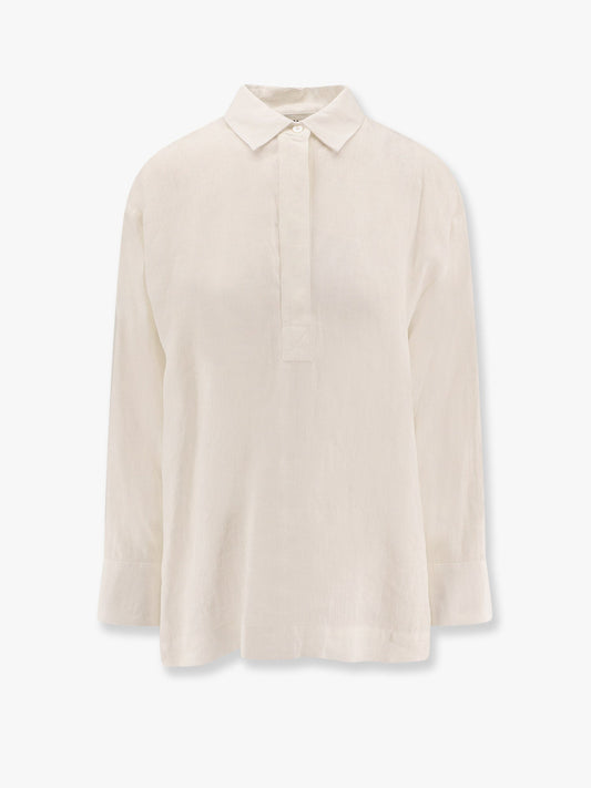 'S Max Mara Linen Canvas Shirt